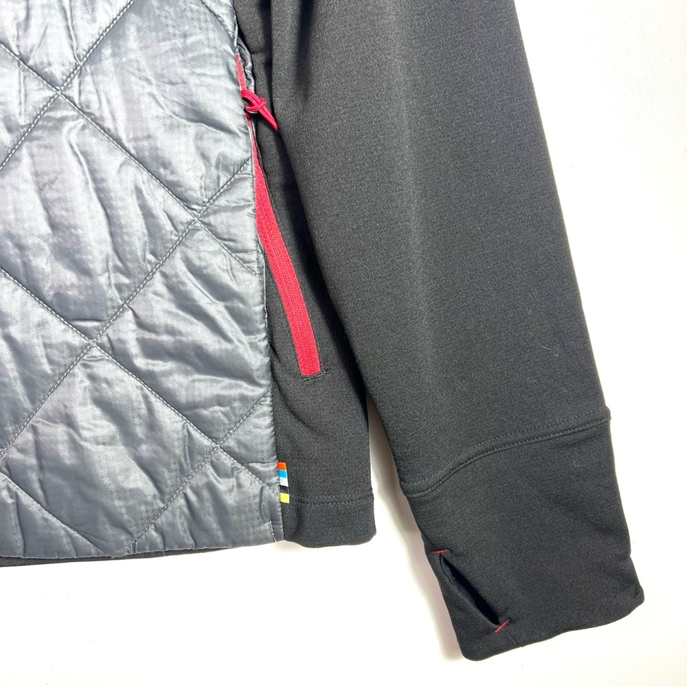 Smartwool Smartloft 120 Merino Wool Jacket Black Gray Size Medium - Picture 5 of 15